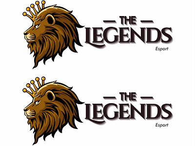 LOGO ESPORT GAMING THE LEGENDS branding graphic design logo