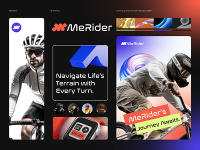 MeRider Cycle Branding Design agency bicycle brand brand identity branding branding design cycle cycle brand cycle logo design design agency design company design for cycle brand graphic design hire graphic designer logo minimal ride riders visual identity