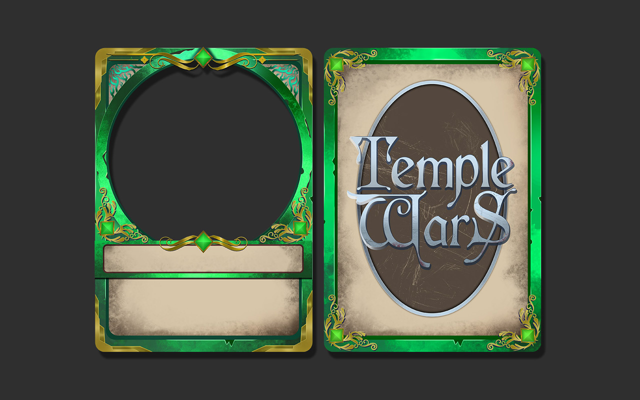 Medieval Theme Card Game Border 2dartist boardgame branding cardgame design gameassets gamelogo gametittle graphic design illustration logo