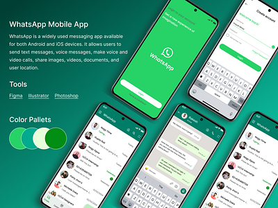 WhatsApp Redesign 3d animation branding graphic design logo motion graphics ui