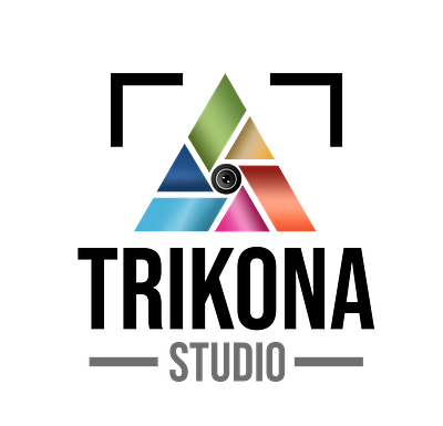 Logo Design Trikona Studio cinimatic logo animation illustrator intro animation logo logo animation logo design photoshop video editing