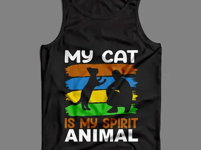 Cat T-shirt Design fur