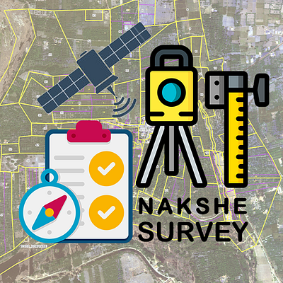 Nakshe Survey App Icon branding graphic design logo ui