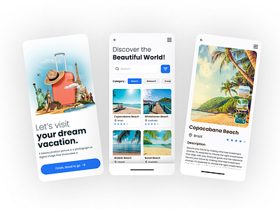 Travle Agency App Screen Design 3d animation app branding design graphic design illustration logo travel ui ux ux design