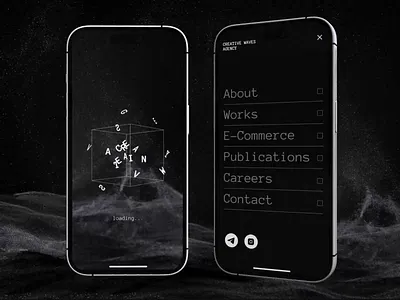 Mobile Landing Page advertising android branding dark theme design desire agency graphic design illustration ios landing page logo mobile mobile app motion graphics product design start up ui