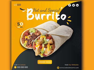 Food Social Media Post Design arshibbir branding design food post design food social media post design graphic design illustration instagram post instagram post design logo post design restaurant post design social media post typography ui ux vector