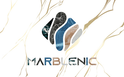 Marblenic Logo, Designed for Elegance 3d animation branding design graphic design logo vector