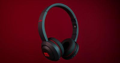 Headset 3D 3d 3d artist animation blender headset lighting maya modeling rendering texturing