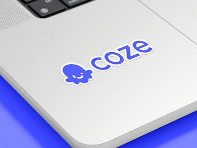 Coze Bot Logo ai app blue brand computer deployment discord gpt icon knowledge logo memory octopus plugins sticker ui ux