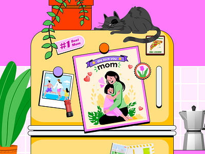 Mother's Day 3d 3d illustration branding design design asset free asset graphic design iconscout illustration mother mothers day nostaglia vector