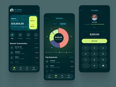 Finance Management App app charts finance finance app finance management finance mobile financeapp financial fintech income investment mobile app mobile finance online banking payment personal finance personalbanking saving ui ux