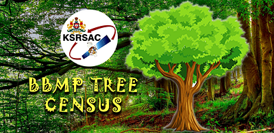 BBMP Tree Census Mobile App Feature Graphic graphic design ui