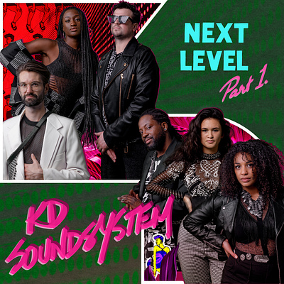 Next Level Part 1 Album Cover Artwork for KD Soundsystem album cover artwork animation branding cover cover art cover artwork design