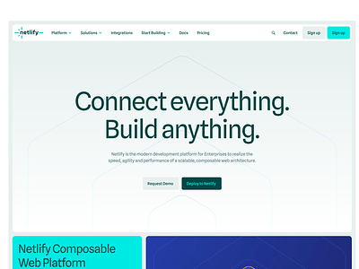 Netlify Redesign, Thoughts? b2b branding landingpage product design saas software ui ux design