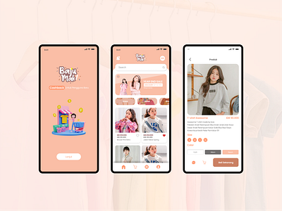 Bajumak Fashion Kids App Design app app design apparel app branding dashboard design fashion fashion app fashion kids app graphic design interface mobile app mobile design ui uiux ux