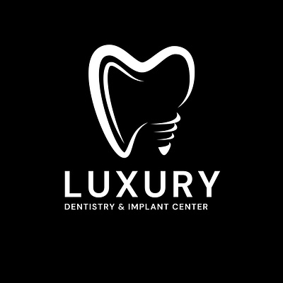 Luxury dental logo branding design graphic design graphics illustration logo logo design vector