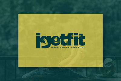 Igetfit gym logo logo design minimal unique logo