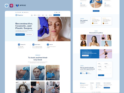 Elegance – Plastic Surgery Clinic Elementor Template plastic surgery plastic surgery template plastic surgery web design plastic surgery website plastic surgery website template plastic surgery website theme