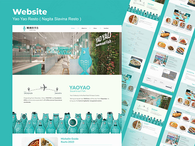 Yao Yao Website Design branding design design resto interface interface design landing page restaurant restaurant restaurant web design ui uiux ux web web design web resto website restaurant yao yao
