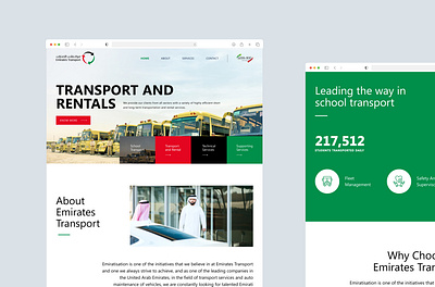 Emirates Transport - UI Exploration prototype ui uiux design user experience user flow user interface wireframe