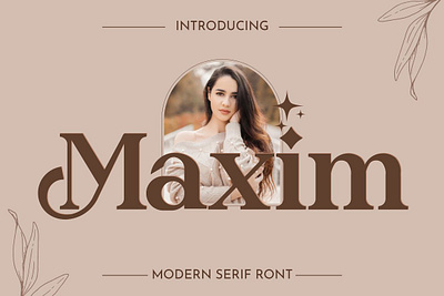 Maxim Fonts classy fonts
