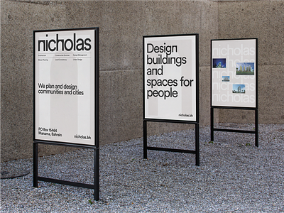 Nicholas Visual Identity architect architects architecture behance brand design branding design graphic design identity modernism poster posters visual design visual identity