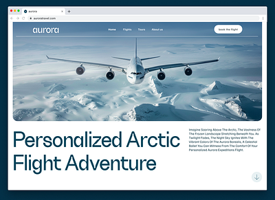 Aurora Adventurers landing page branding bright design desktop digital landingpage logo ui ux web webdesign website