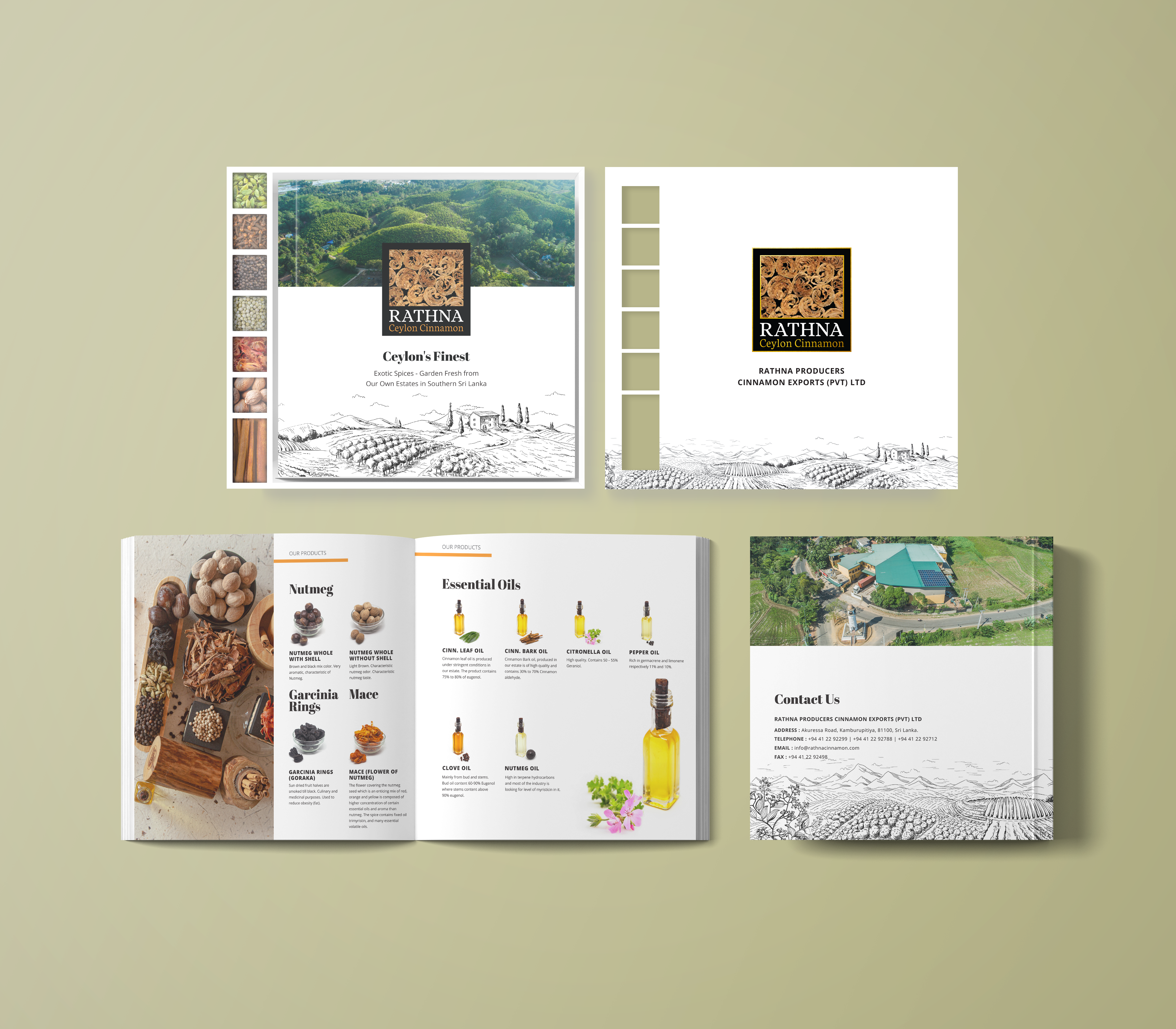 Rathna Ceylon Cinnamon Company Profile Design book bookelt cinnamonproducts companyprofiledesign creativedesign creativework earthtotable naturalingredients premiumquality productpresentation rathnaceyloncinnamon sustainabilitydesign tactiledesign
