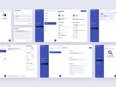 Chavaq - AI powered SMS platform for easy communication agent ai customer customer service design saas sms ticket ui ux