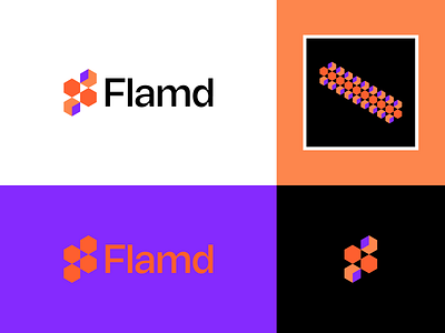 Flamd unused logo brand branding design f logo flamd graphic design logo logo design minimal modern