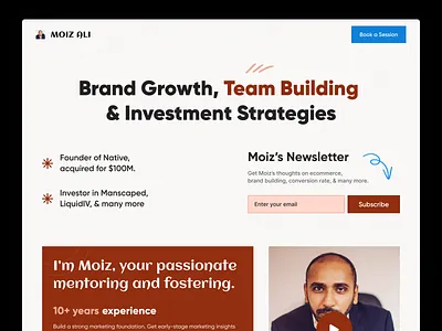 Moiz - Business Coach Website busincess coach career coach coach coach website framer header homepage landing landingpage life coach madeinwebflow portfolio saas web web design webflow webflow development webflow templates website wegems