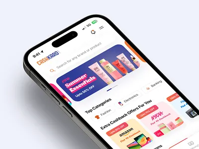 Cashkaro App Redesign🚀✨ animation app app design branding cashback design ecommerce ecommerce app figma ios minimal minimal ui modern ui redesign redesign app ui uidesign uiux ux web design