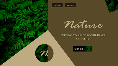 Nature company Login Page branding design elegant graphic design modern natuire simple sleak ui unique ux vector