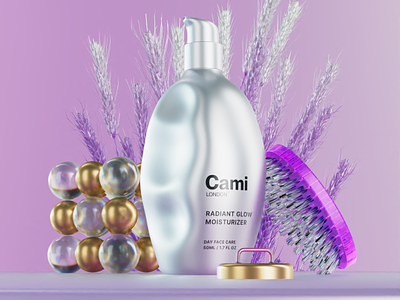 Cami London | Cosmetic packaging design 3d bottle branding can cosmetic cream design discover gel jar label logo mask package packaging print pump typography visualization