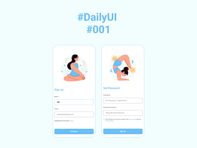 Daily UI #001 | Sign up Page ui