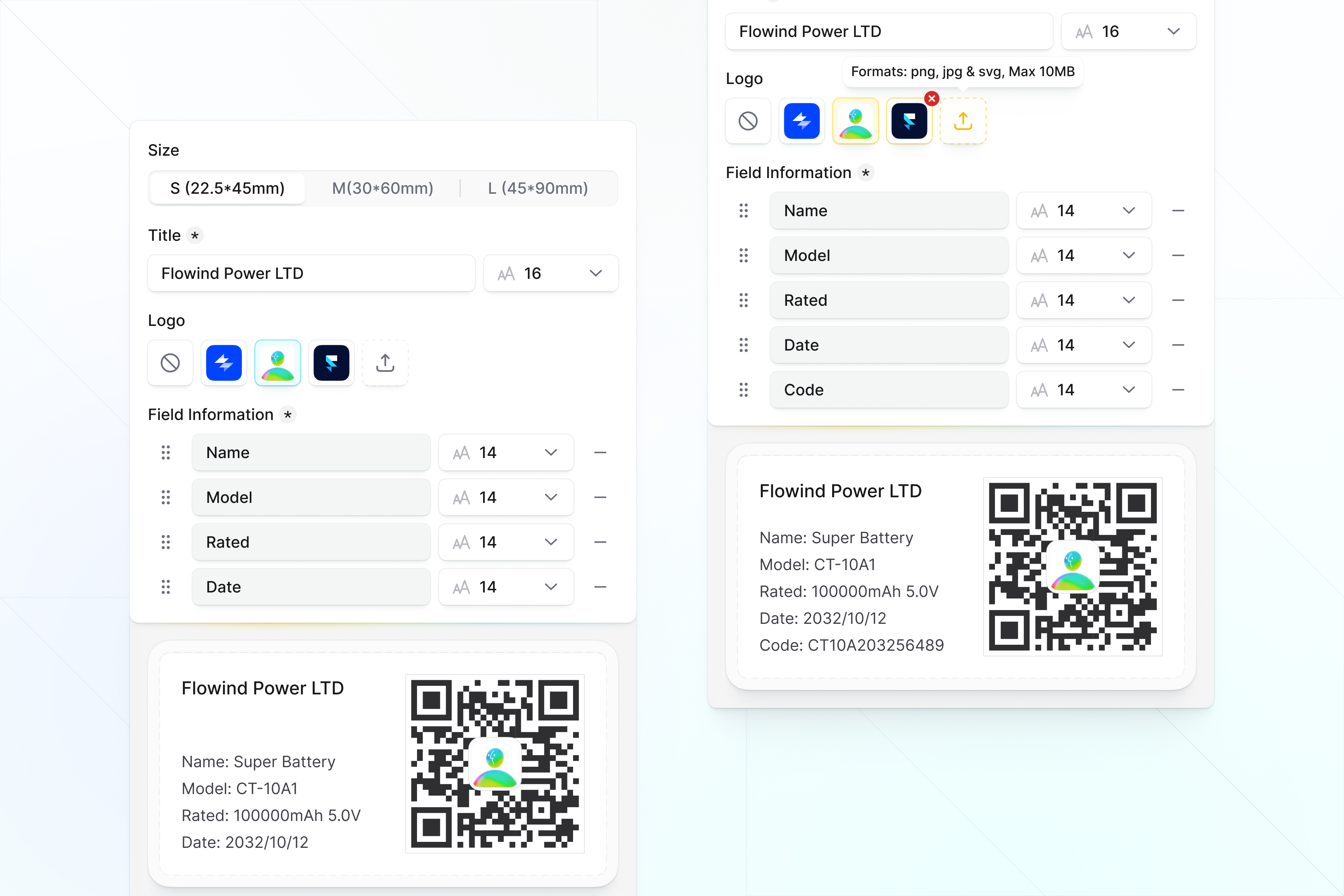 Templates / QR Code Sticker design figma logo product design qr code sticker ui ui kit