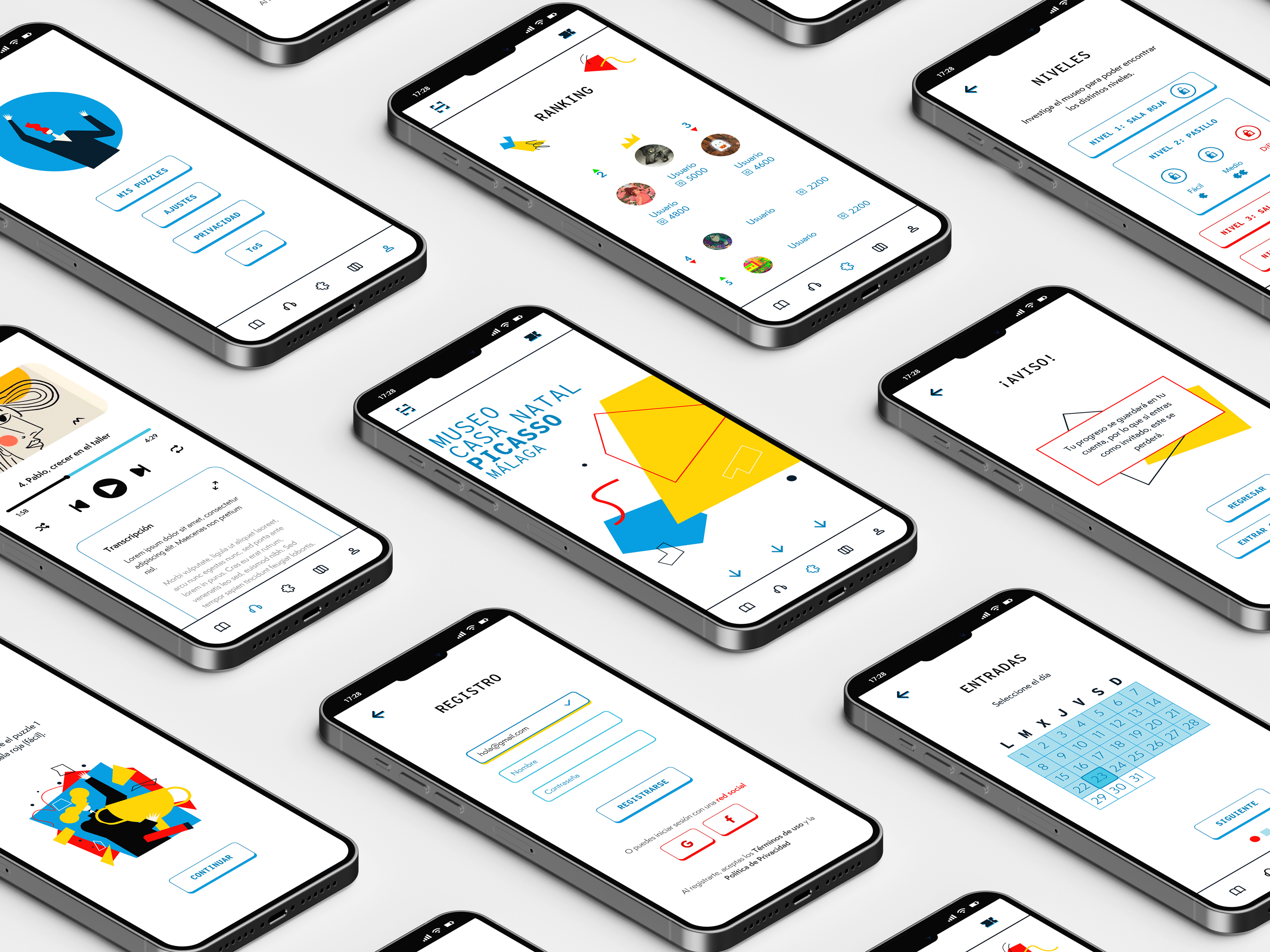 Museo Casa Natal Picasso - App app design figma museum ui design uiux ux design