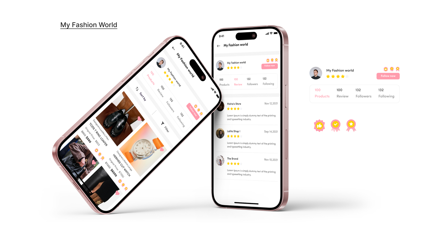 Example of Mobile App UI UX Design