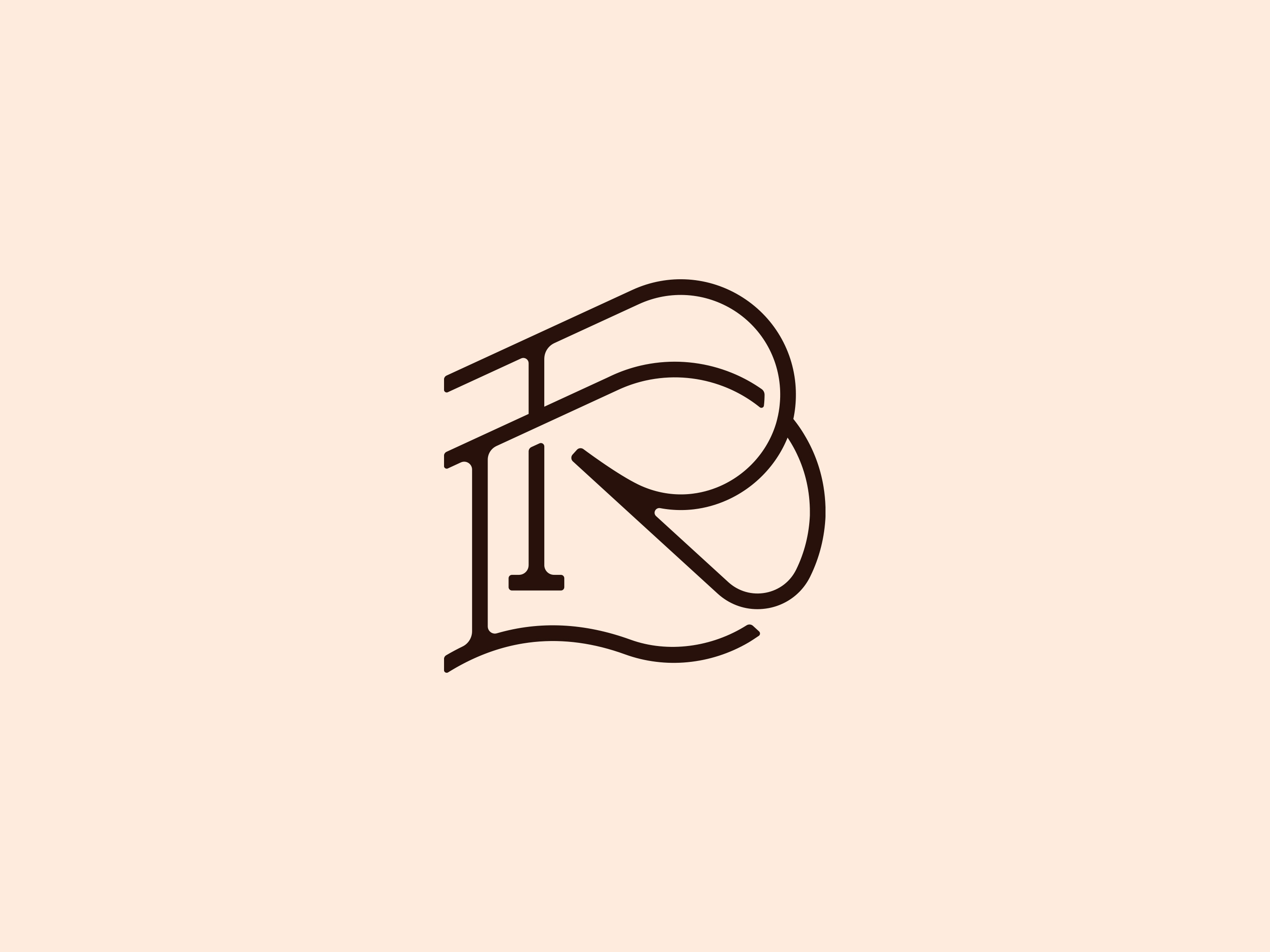 Example of Unique Monogram Logo Design