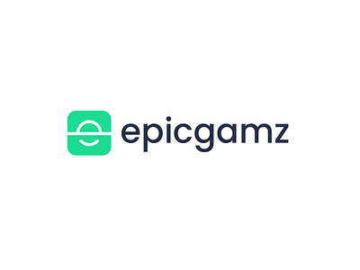 Epic gamz branding competition enjoy game happiness happy joy logo mark smile sport stadium team