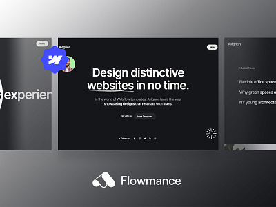 Avignon - the ultimate Webflow template agency template consulting design flowmance template webflow webflow template webflowtemplate websitedesign
