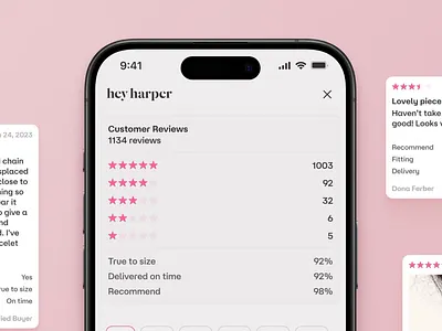 Mobile Reviews. clean design ecommerce ecommerce design mobile mobile design reviews significa ui ux