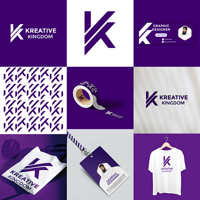 KREATIVE KINGDOM logo design branding creative logo design fiverr graphic design illustration logo logo design logo maker