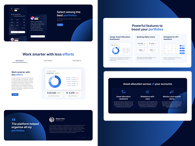 Animated Website Design | Fintech Portfolio animated animation appdesign bank banking dailyui design economical finantial fintech home page inteaction landing page startup statistics ui uidesign userexperience userinterface uxdesign