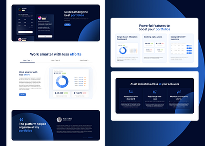 Animated Website Design | Fintech Portfolio animated animation appdesign bank banking dailyui design economical finantial fintech home page inteaction landing page startup statistics ui uidesign userexperience userinterface uxdesign