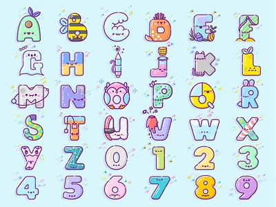 36 Days of Type 2023 36 days of type cartoon cartoon character cartoon illustration character design cute cute illustration cuteart design font illustration kawaii letters type typeface