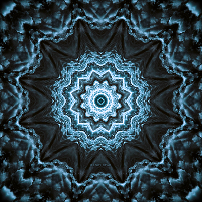 Mandala Art 3 - The Deepest Blue blue mandalas