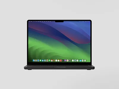 Animated Loop Macbook Video Mockup 3d animated mockup animation branding graphic design mockup video mockup