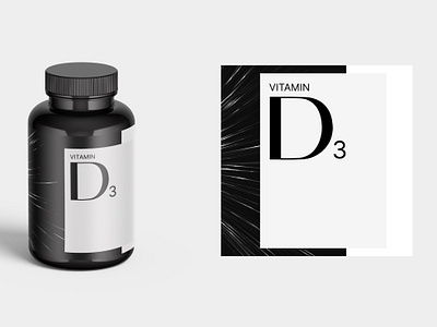 Vitamin Packaging Design branding graphic design logo product functionality ui
