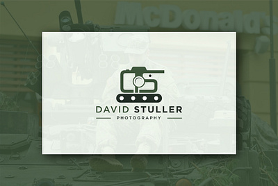 David Stuller logo logo design minimal monogram photography